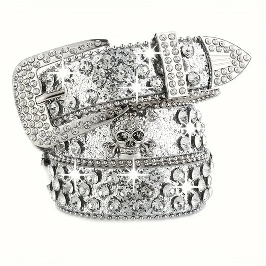 Stylish Rhinestone Y2K Woman's BB Belts