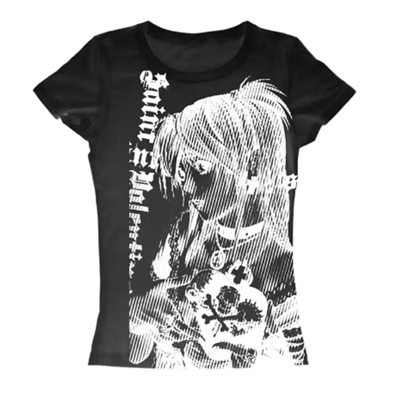 Y2K Women's Death Note Misa Amane Top