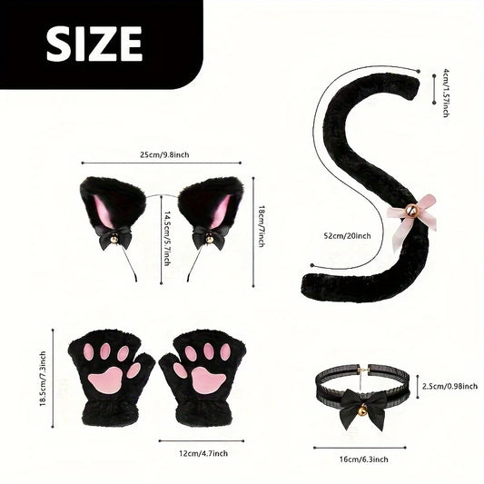 Kawaii 5pc Cat Paw Cosplay Set