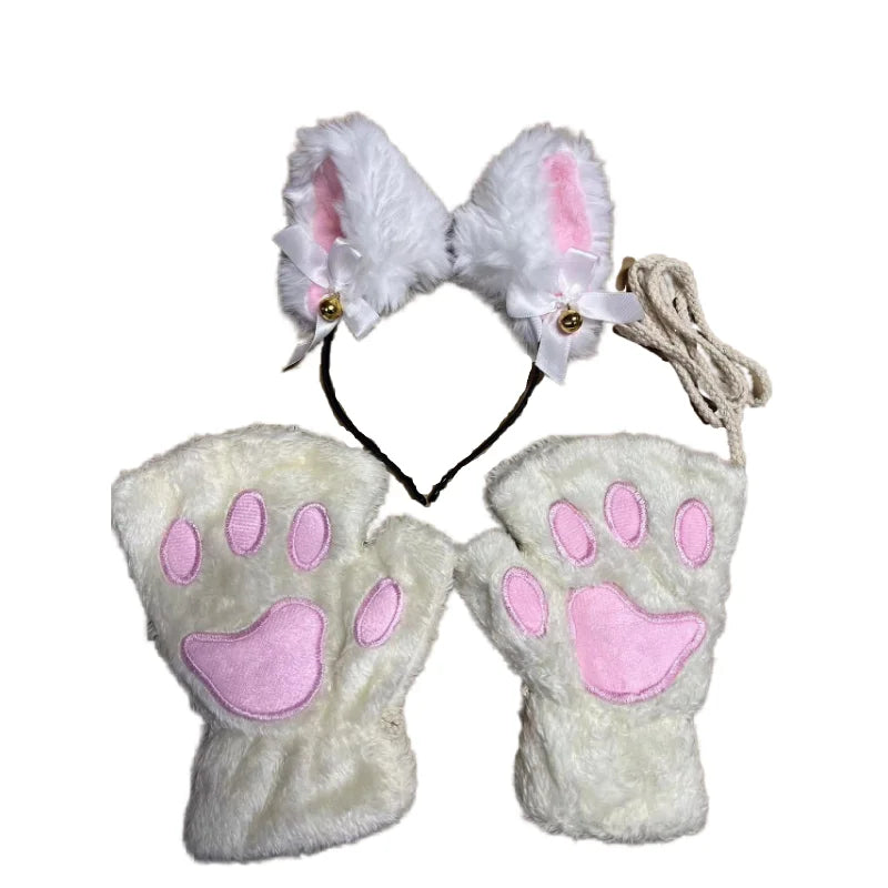 Kawaii 5pc Cat Paw Cosplay Set