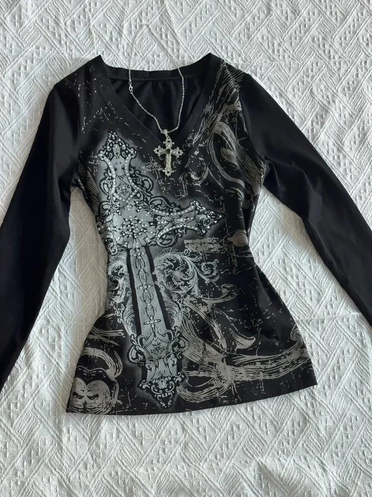 Women's Vintage Grunge Harajuku Top