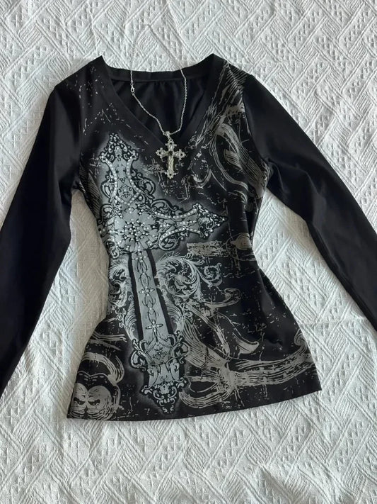 Women's Vintage Grunge Harajuku Top