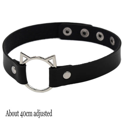 Women's Black Punk Choker Collar's