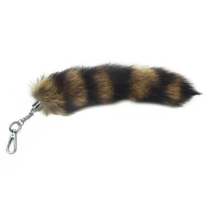 28cm Plush-Fox Tail Keychain