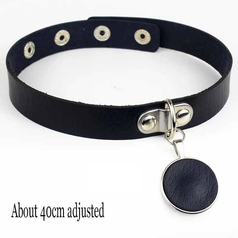 Women's Black Punk Choker Collar's