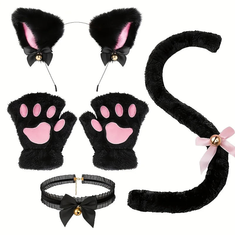 Kawaii 5pc Cat Paw Cosplay Set
