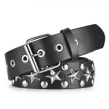 Silver Death Studded Belts