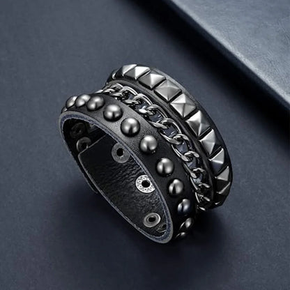 Unisex Punk Gothic Spike & Studded Bracelets