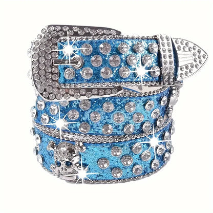 Stylish Rhinestone Y2K Woman's BB Belts