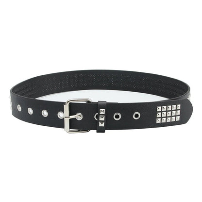 Silver Death Studded Belts