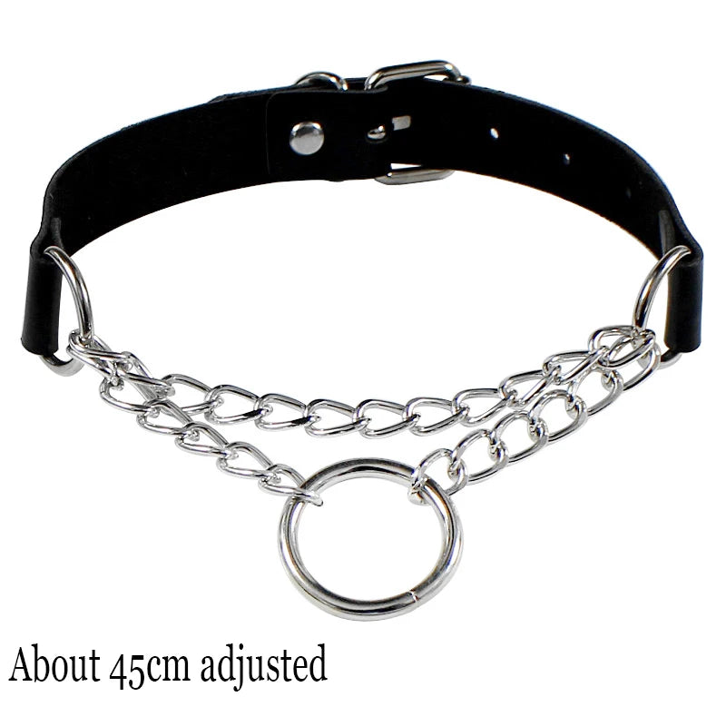 Women's Black Punk Choker Collar's