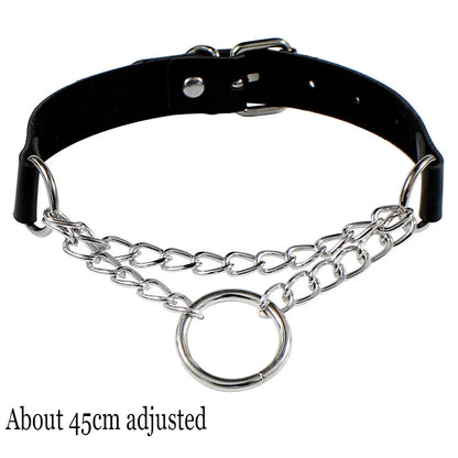 Women's Black Punk Choker Collar's