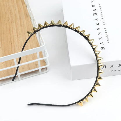 Silver & Gold Spike Metal Headband