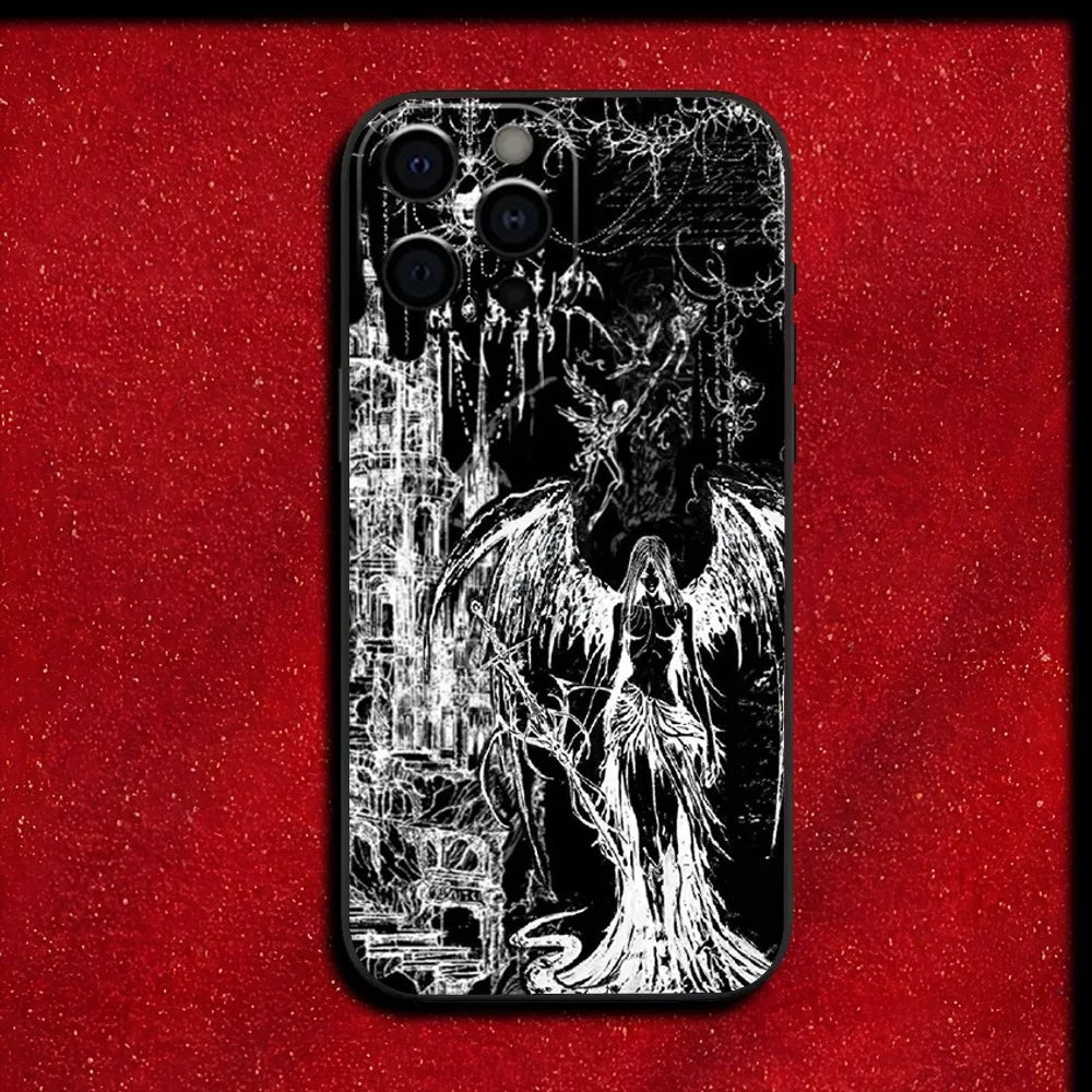 Gothic Cybersigilism Phone Case Art