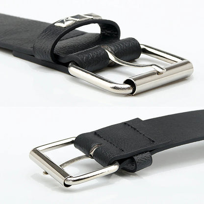 Silver Death Studded Belts