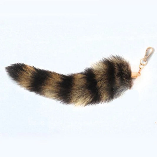 28cm Plush-Fox Tail Keychain