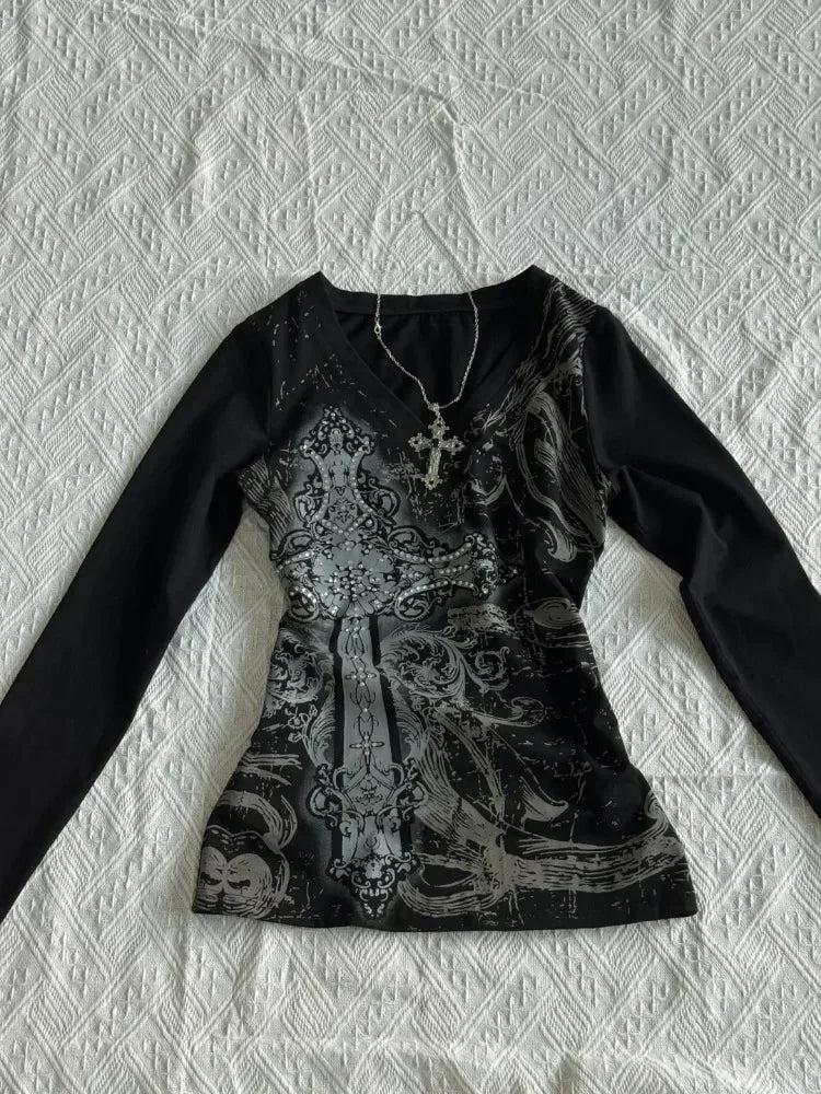 Women's Vintage Grunge Harajuku Top