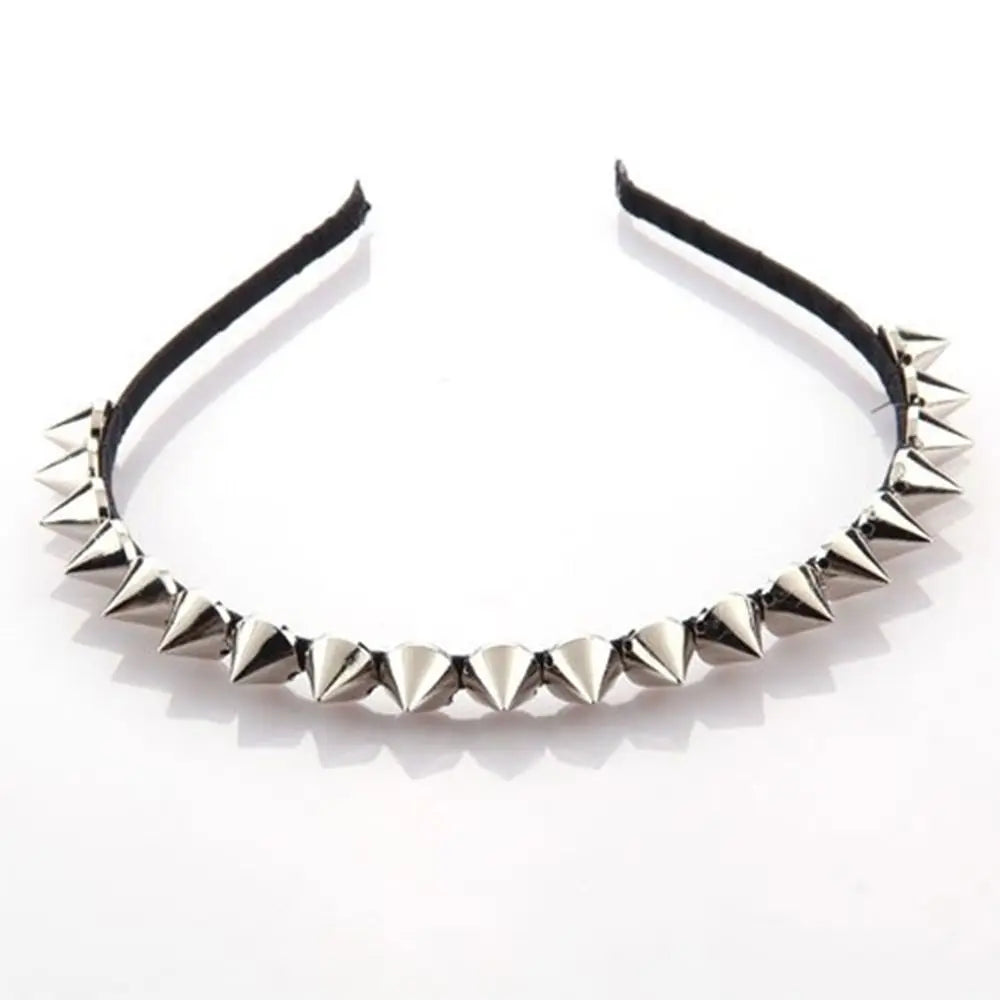 Silver & Gold Spike Metal Headband