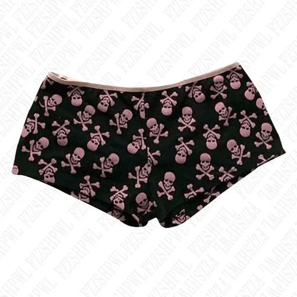 Y2K Skull Shorts