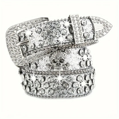 Stylish Rhinestone Y2K Woman's BB Belts