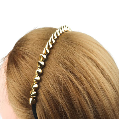 Silver & Gold Spike Metal Headband