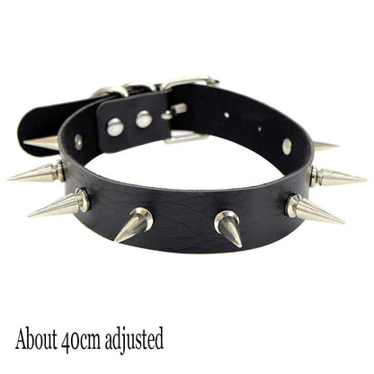 Women's Black Punk Choker Collar's
