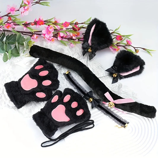 Kawaii 5pc Cat Paw Cosplay Set