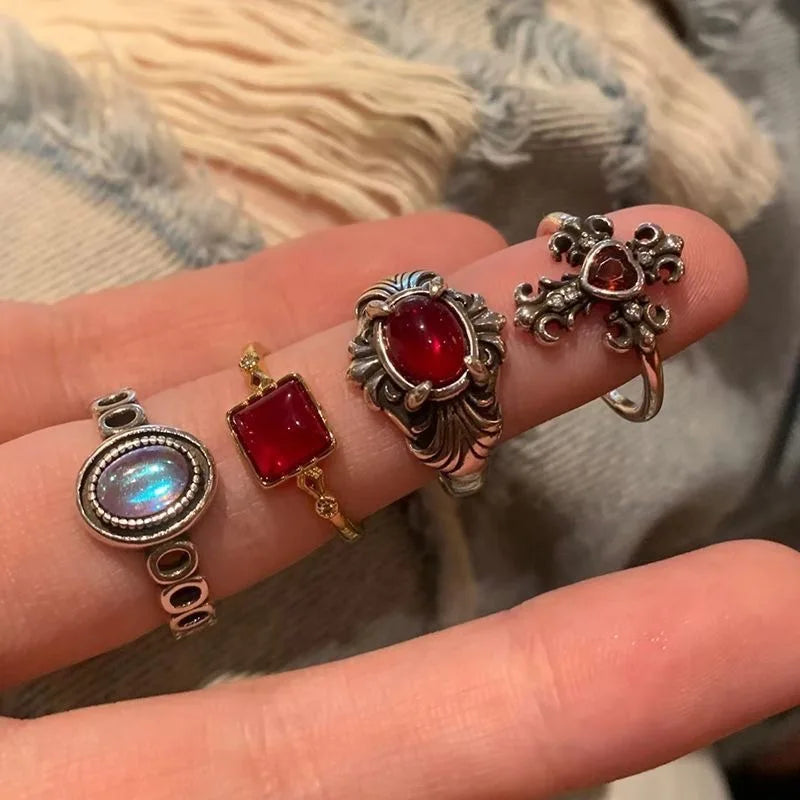 Vintage Y2K Gothic Rings