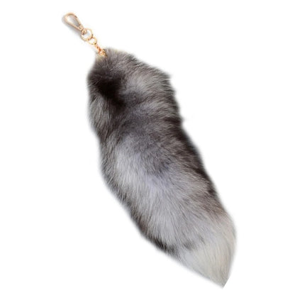 28cm Plush-Fox Tail Keychain
