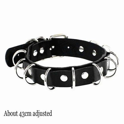 Women's Black Punk Choker Collar's