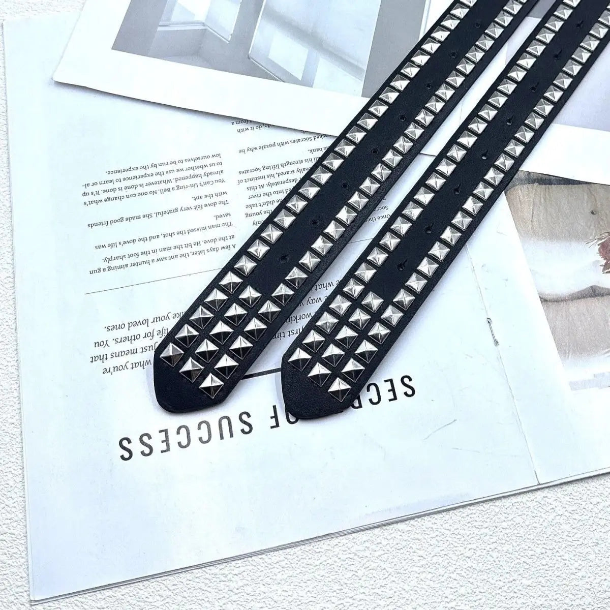 DC Y2K Women's Rhinestone Punk Belt