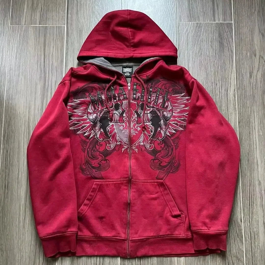 2000s Vintage MMA Elite, South Pole & Tapout Zip Up Hoodie's - Unisex