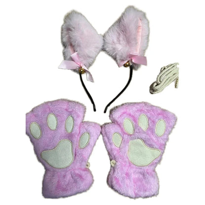 Kawaii 5pc Cat Paw Cosplay Set