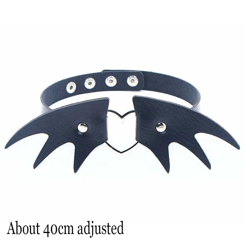Women's Black Punk Choker Collar's