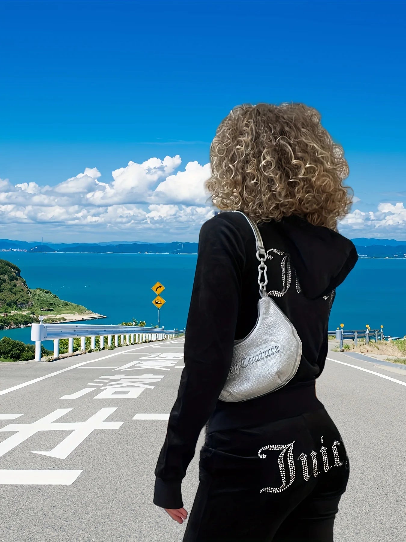 Juicy Couture Two-Piece Velvet Longsleeve Set