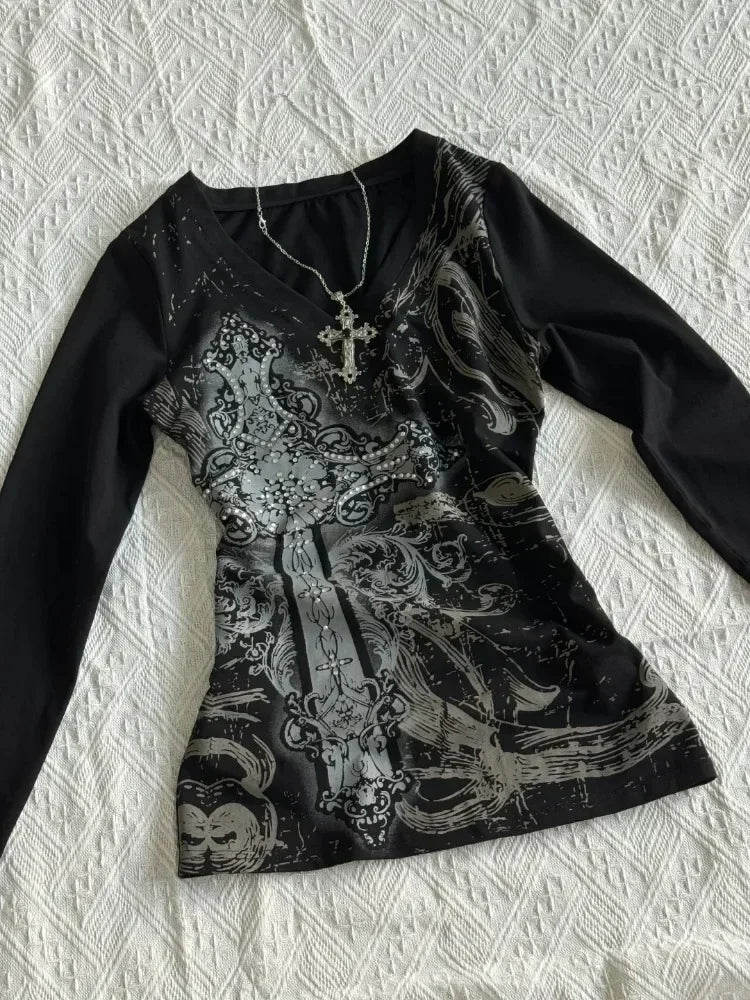 Women's Vintage Grunge Harajuku Top