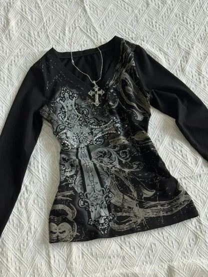 Women's Vintage Grunge Harajuku Top