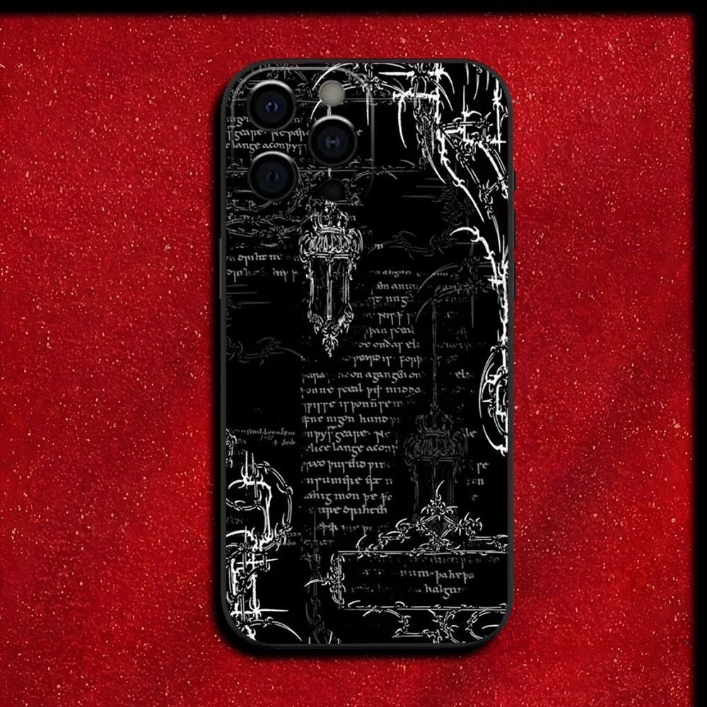 Gothic Cybersigilism Phone Case Art