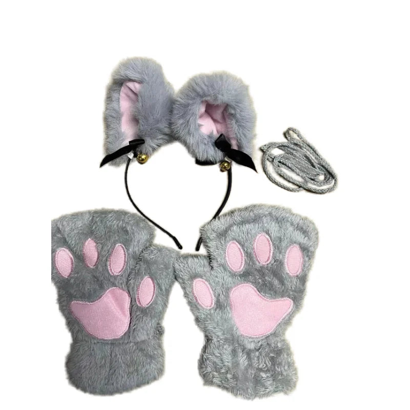 Kawaii 5pc Cat Paw Cosplay Set