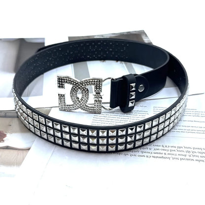 DC Y2K Women's Rhinestone Punk Belt