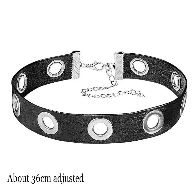 Women's Black Punk Choker Collar's