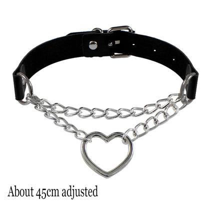 Women's Black Punk Choker Collar's
