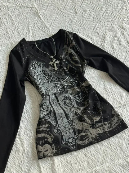 Women's Vintage Grunge Harajuku Top