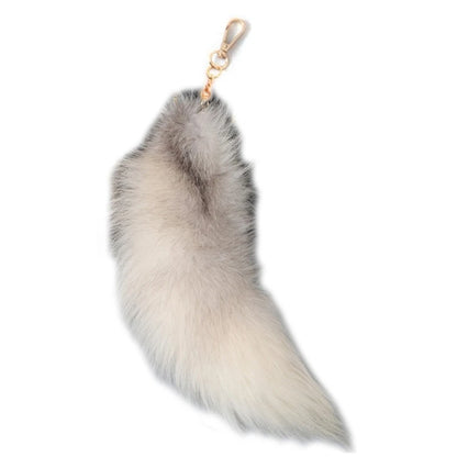 28cm Plush-Fox Tail Keychain