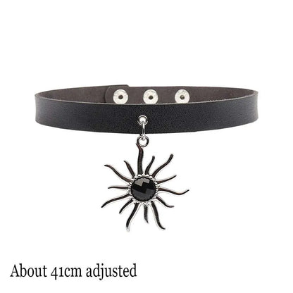 Women's Black Punk Choker Collar's