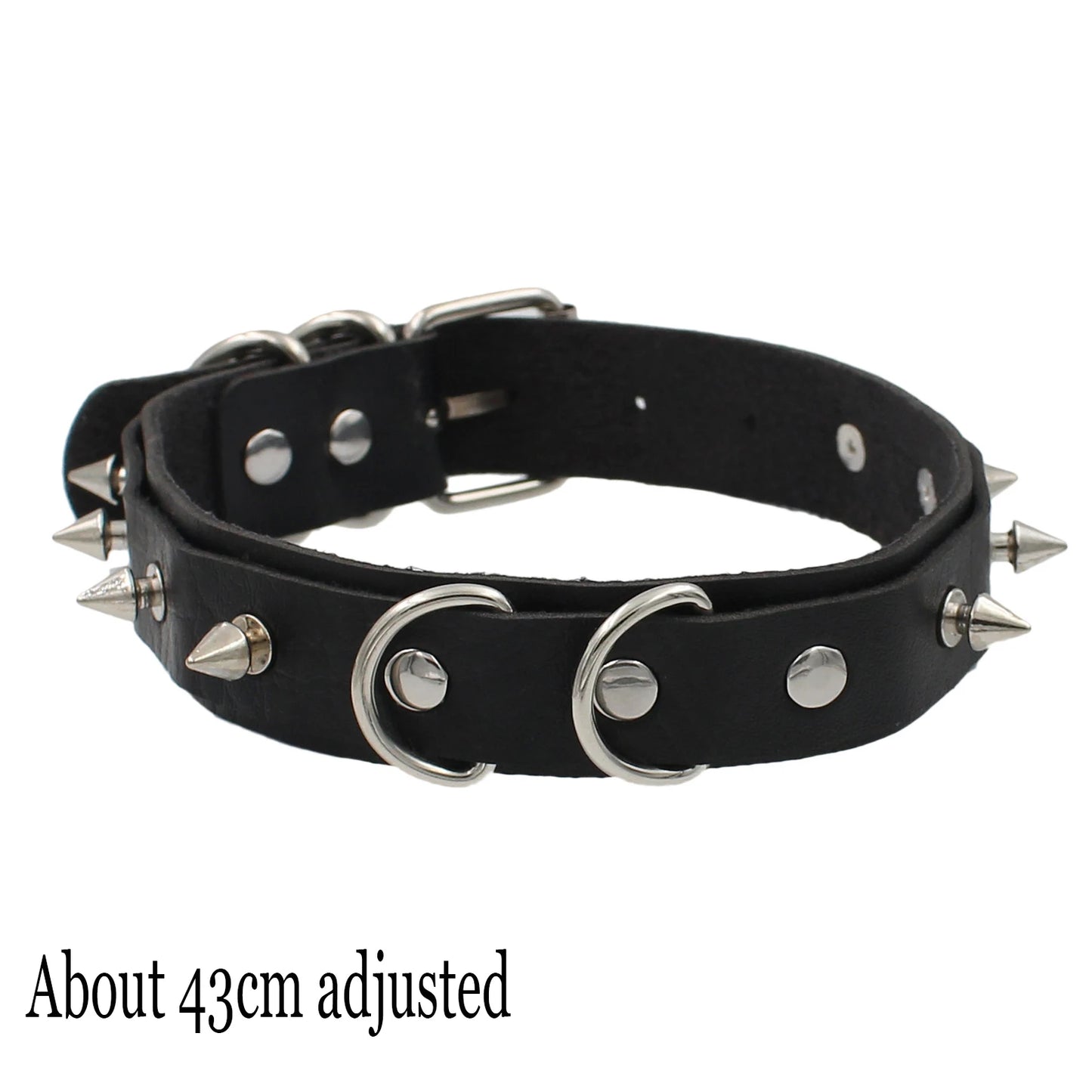 Women's Black Punk Choker Collar's