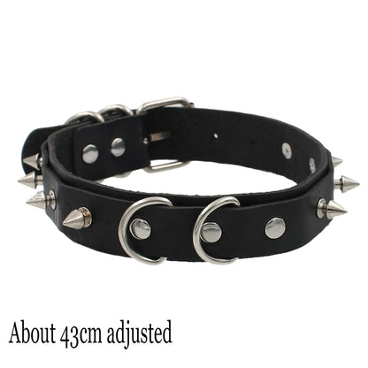 Women's Black Punk Choker Collar's