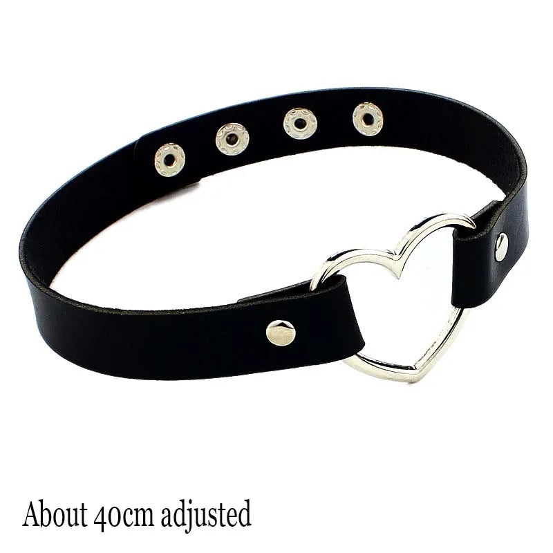 Women's Black Punk Choker Collar's