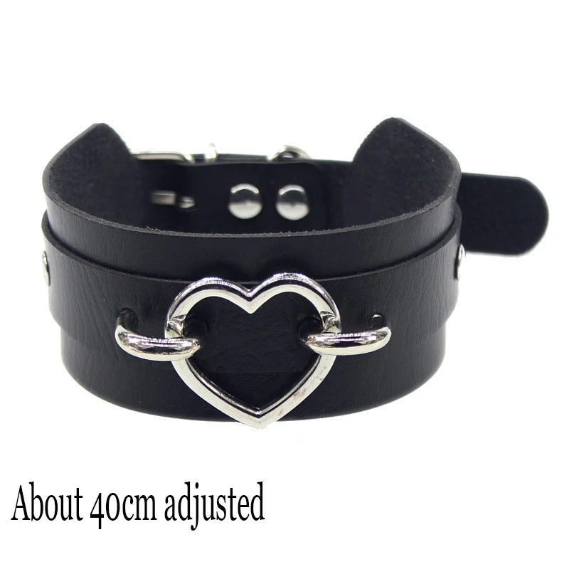 Women's Black Punk Choker Collar's