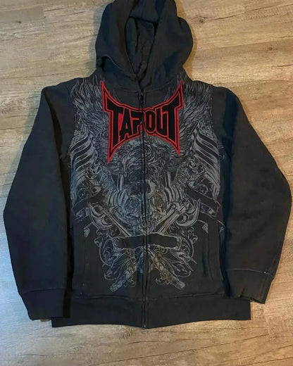 2000s Vintage MMA Elite, South Pole & Tapout Zip Up Hoodie's - Unisex